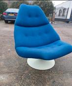 Artifort Geoffrey Harcourt F510/511 design fauteuil blauw, Ophalen, 75 tot 100 cm, Zo goed als nieuw, Vintage design, Geoffrey Harcourt, Artifort