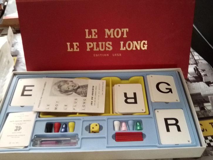 Jeu de société Le mot le plus long, Hobby en Vrije tijd, Gezelschapsspellen | Bordspellen, Gebruikt, Ophalen of Verzenden