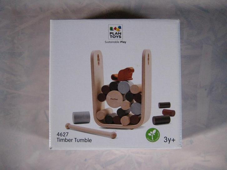 Timber Tumble - PLANTOYS, Hobby & Loisirs créatifs, Jeux de société | Autre, Comme neuf, 1 ou 2 joueurs, Trois ou quatre joueurs