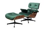 Eames Lounge Chair Set met Ottoman diversen, Huis en Inrichting, Fauteuils, Nieuw, Design, Eames Lounge Chair, Metaal, Minder dan 75 cm