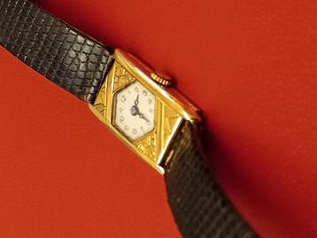 art-deco watch Swiss made 18kt  beschikbaar voor biedingen