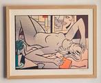 Roy Lichtenstein lithografie met certificaat, Antiek en Kunst, Ophalen of Verzenden