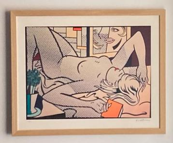 Roy Lichtenstein lithografie met certificaat  beschikbaar voor biedingen