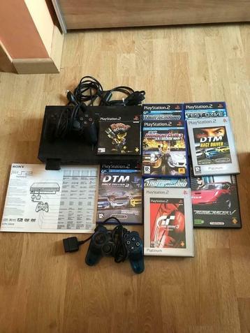 Playstation 2 avec 8 jeux beschikbaar voor biedingen