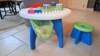 speeltafel met blokken en stoeltje, Enlèvement, Utilisé, Autres marques
