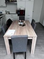 Tafel + 6 stoelen, Huis en Inrichting, Ophalen, Zo goed als nieuw