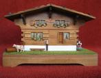 Prachtige muziekdoos chalet Reuge met danseres, Enlèvement