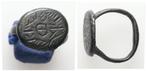 Middeleeuwse bronzen zegelring (12e-14e eeuw na Christus), Antiek en Kunst, Verzenden, Brons