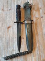 couteau us m3 camillus lame nominatif + fourreau usm8 ww2, Enlèvement ou Envoi