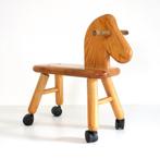 Vintage IKEA Brown Wooden Horse Kids Chair - Houten paard, Ophalen of Verzenden, Zo goed als nieuw