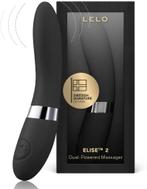 LELO ELISE 2 - Vibromasseur personnel à 2 moteurs - Noir, Sport en Fitness, Massageproducten, Ophalen of Verzenden, Zo goed als nieuw
