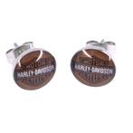 Boucles d'oreilles Harley Davidson Motorcycles USA en acier, Enlèvement ou Envoi, Neuf