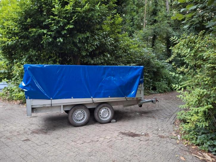 Aanhangwagen te huur – Dubbelasser, Auto diversen, Aanhangers en Bagagewagens, Zo goed als nieuw, Ophalen