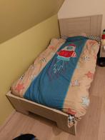 Eenpersoonsbed met lattenbodem, Huis en Inrichting, Slaapkamer | Matrassen en Bedbodems, Ophalen, Gebruikt, 90 cm, Eenpersoons