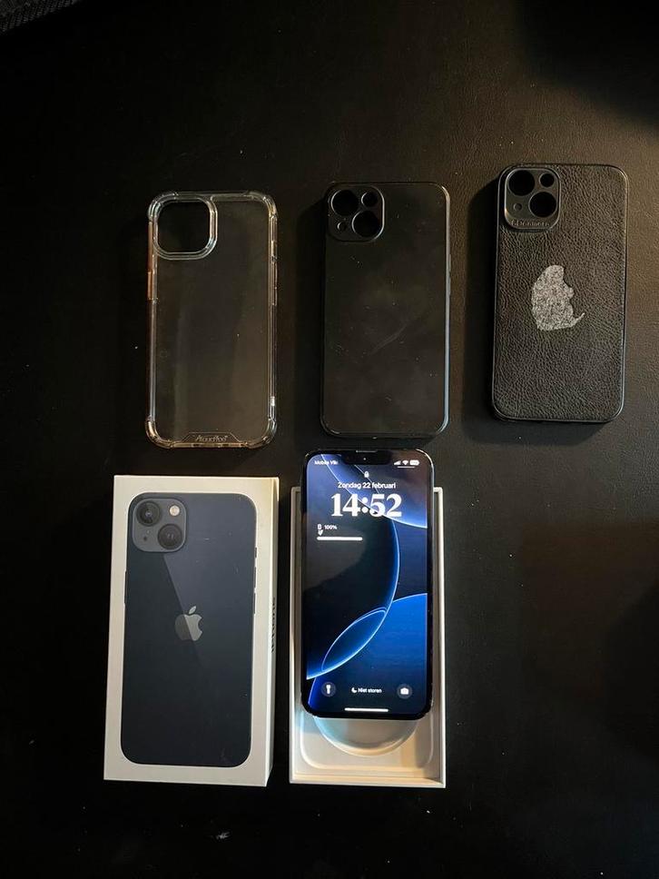 3 iphones te koop, Telecommunicatie, Mobiele telefoons | Apple iPhone, Gebruikt, 128 GB, Zonder abonnement, Met simlock, iPhone 13