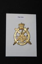insigne 7de linie goud, Collections, Emblème ou Badge, Armée de terre, Enlèvement ou Envoi