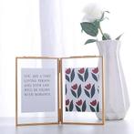 Gouden Messing Opvouwbare Fotolijst | GRATIS LEVERING, -, Verzenden, -, Nieuw