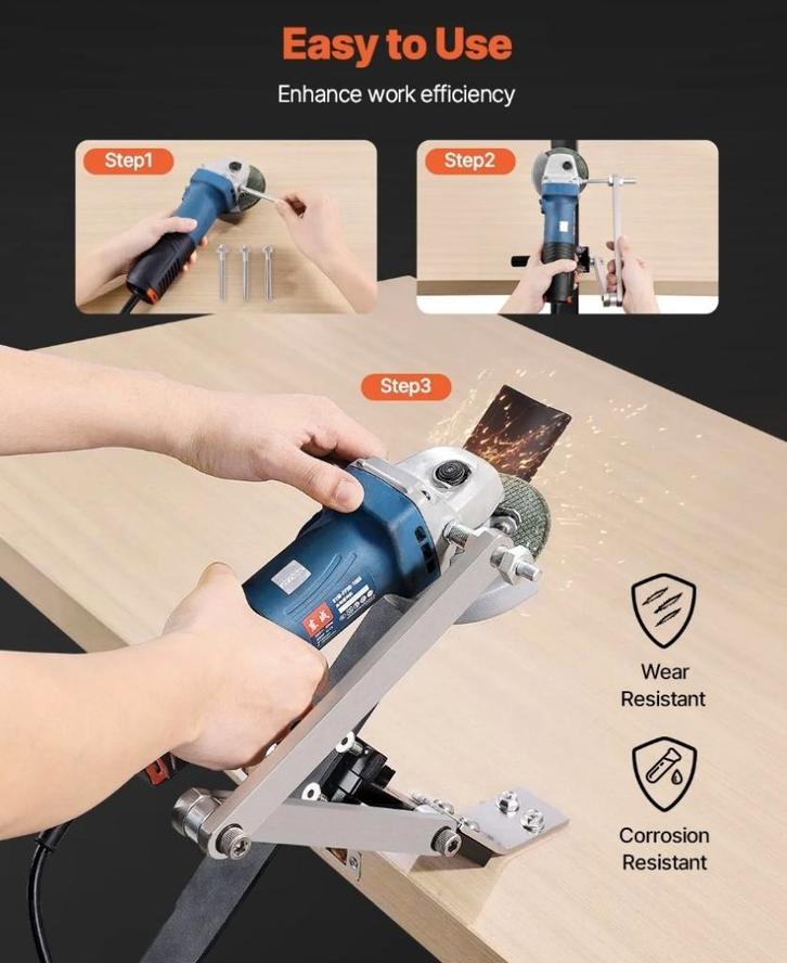 Vevor slijpstand voor grasmaaierblad, Bricolage & Construction, Outillage | Meuleuses, Neuf, Meuleuse d'angle, Enlèvement ou Envoi