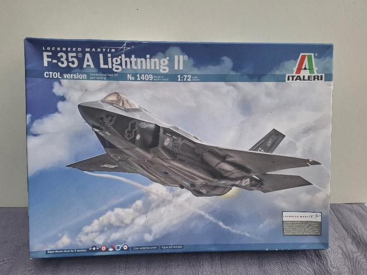 Maquette avion ITALERI F-35 A LIGHTNING II N1409 1/72, Hobby & Loisirs créatifs, Modélisme | Avions & Hélicoptères, Avion, Italeri