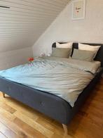 Boxspringbed met lattenbodem, traagschuimmatras 160*200, Huis en Inrichting, Slaapkamer | Bedden, Ophalen, Zo goed als nieuw, Twijfelaar