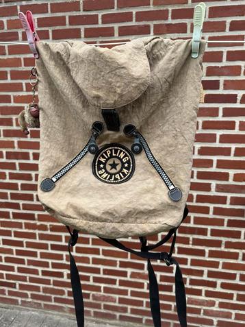 Kipling Rugzak in zeer goede staat, 30 à 40 cm, Beige, Enlèvement, Sac à dos