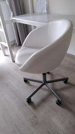 chaise de bureau en cuir blanc skruvsta new, Chaise de bureau, Enlèvement, Blanc, Neuf