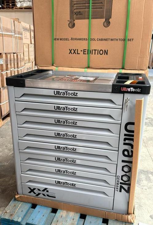 UltraToolz Gereedschapswagen Nano Grey Nieuw 8 lades gevuld!, Auto diversen, Autogereedschap, Nieuw, Ophalen of Verzenden