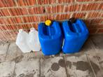2 grote en 2 kleine bidons, Tuin en Terras, Minder dan 75 liter, Ophalen, Gebruikt, Kunststof