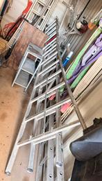 Telescoop ladders, Doe-het-zelf en Bouw, Ophalen, Gebruikt, Ladder, Opvouwbaar of Inschuifbaar