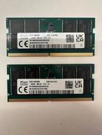 Sk Hynix 2X32 GB (64 GB) DDR5 5600 MHz SODIMM RAM, Computers en Software, Ophalen, Zo goed als nieuw, DDR5, 64 GB