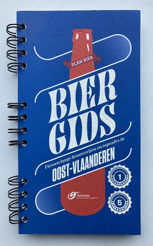Biergids Oost-Vlaanderen  / gratis verzending, Boeken, Reisgidsen, Zo goed als nieuw, Fiets- of Wandelgids, Benelux, Overige merken