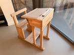 Vintage schoolbank, Kinderen en Baby's, Kinderkamer | Tafels en Stoelen, Ophalen, Gebruikt