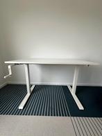 Zit/sta bureau 120x70cm, Ophalen, In hoogte verstelbaar, Zo goed als nieuw, Bureau