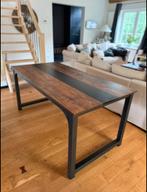 Industriële eettafel, Huis en Inrichting, Tafels | Eettafels, Ophalen, Zo goed als nieuw, Metaal