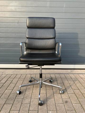 Vitra Eames EA219 Soft pad bureaustoel verstelbaar, zwart beschikbaar voor biedingen