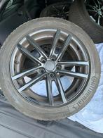 Pneus (4) hiver Continental 225/50 R 17, Autos : Pièces & Accessoires, Pneus & Jantes, Pneus hiver, Enlèvement, Utilisé, 225 mm