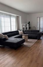 Comfortabele zetel, zwarte metalen poten., Huis en Inrichting, Ophalen of Verzenden, Zo goed als nieuw