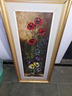 Groot schilderij bloemen, Antiek en Kunst, Kunst | Schilderijen | Klassiek, Ophalen