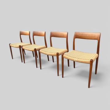 Niels Moller chairs model 77, Huis en Inrichting, Stoelen, Ophalen, Gebruikt