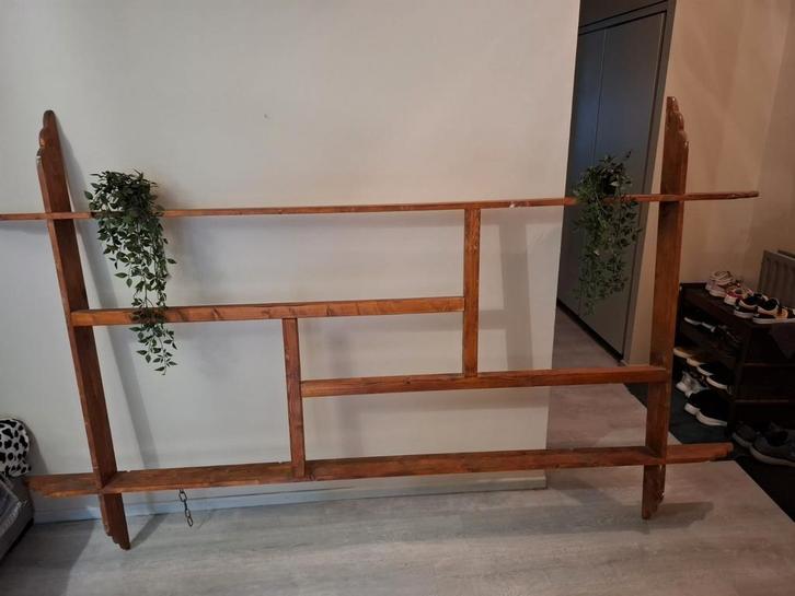 PLANTEN KUBUS, Tuin en Terras, Bloembakken en Plantenbakken, Zo goed als nieuw, Hout, Binnen, Balkon, Tuin, 100 cm of meer, Rechthoekig