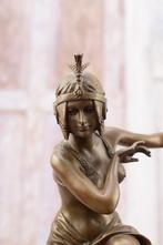 Grande statue en bronze d'une danseuse hindoue LIVRAISON GRA, Envoi, Bronze