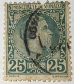 Monaco. 1885. Charles lll. 25c., Postzegels en Munten, Ophalen of Verzenden, Monaco