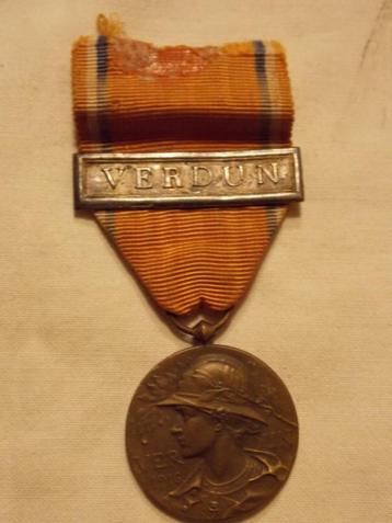 Franse WWI Verdun medaille 1916