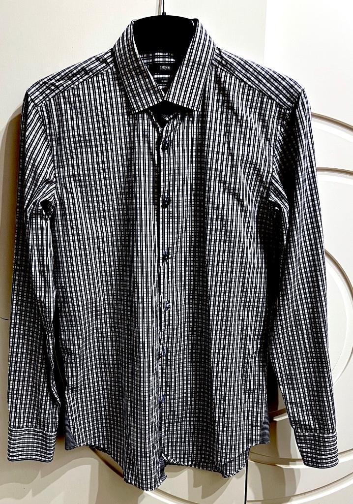 Hemd "HUGO BOSS" Slim Fit // Hals 40 (15 3/4) // Staat Nieuw, Kleding | Heren, Overhemden, Zo goed als nieuw, Halswijdte 39/40 (M)