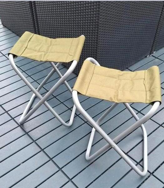 lage krukjes voor te vissen of te kamperen, Huis en Inrichting, Krukjes, Zo goed als nieuw, Ophalen