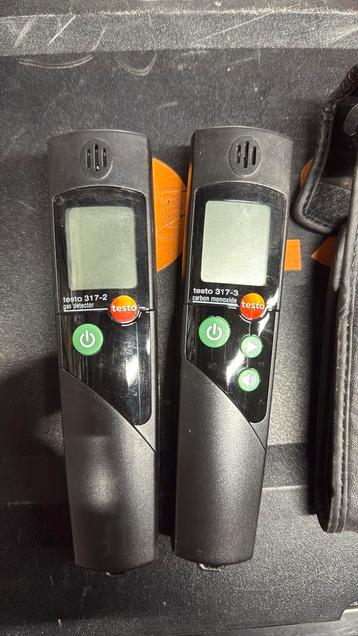 Testo detectors gas en carbon monoxide, Ophalen