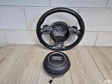Audi A1 stuur 2010 - 2019 + knoppen en flippers ORIGINEEL S1 beschikbaar voor biedingen