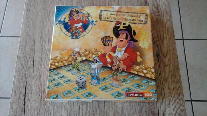 Jeu Pat le Pirate"La carte aux trésors d'or" Studio 100, Hobby en Vrije tijd, Gezelschapsspellen | Bordspellen, Nieuw, Ophalen