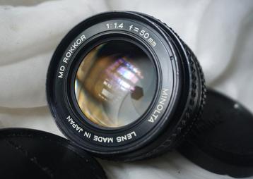 Minolta MD 50 mm 1,4 beschikbaar voor biedingen