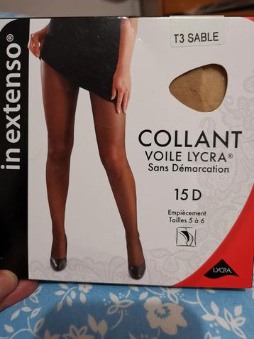 Collant voile 15D T3 sable IN EXTENSO